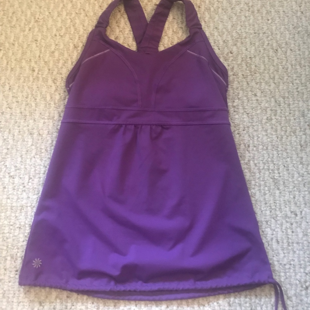 Athleta purple workout top